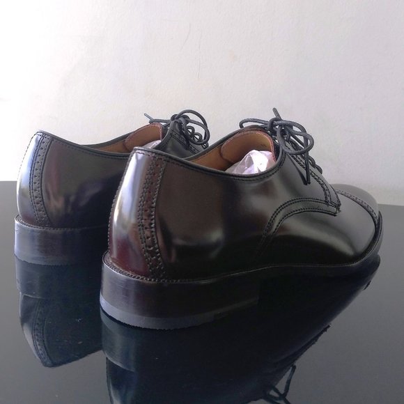 Johnston & Murphy Men\'s Bradford Cap Toe in Beautiful Burgundy Brush-Off Leather main image 8